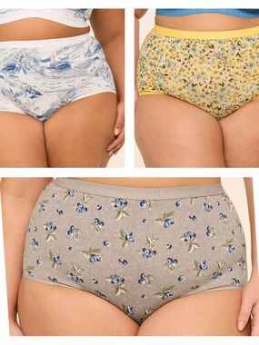 3 CACIQUE WOMEN'S PLUS  HIGH WAIST  SIZE 30-32